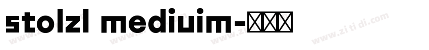 stolzl mediuim字体转换